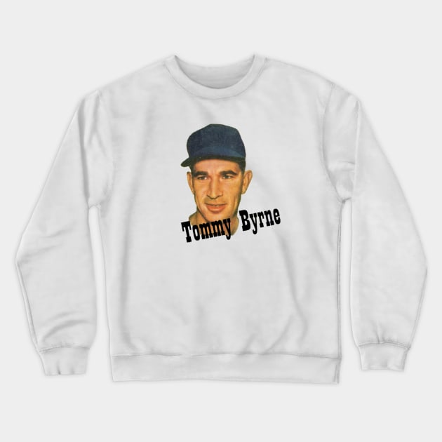 Tommy Byrne Tribute Design Crewneck Sweatshirt by Bleeding Yankee Blue